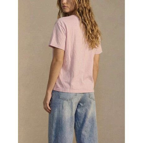 Remera Algodon Lavado Rosa