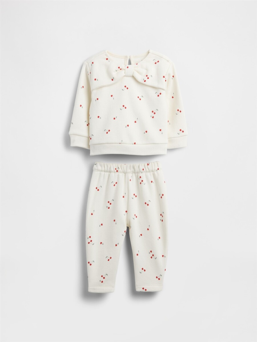 Set Saco Y Pantalón Bebé - Ivory Frost 