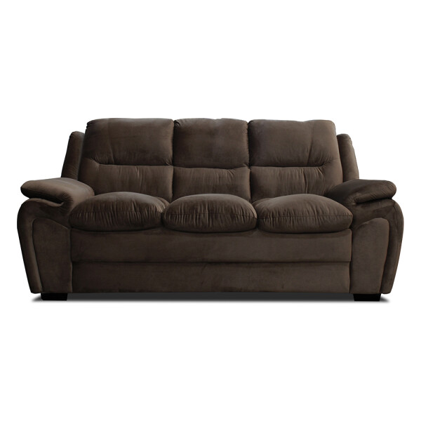 SOFÁ MODELO GEORGIA 3 LUGARES TERCIOPELO JOLY MARRON REF.9206 Sofá Modelo Georgia 3 Lugares Terciopelo Joly Marron Ref.9206