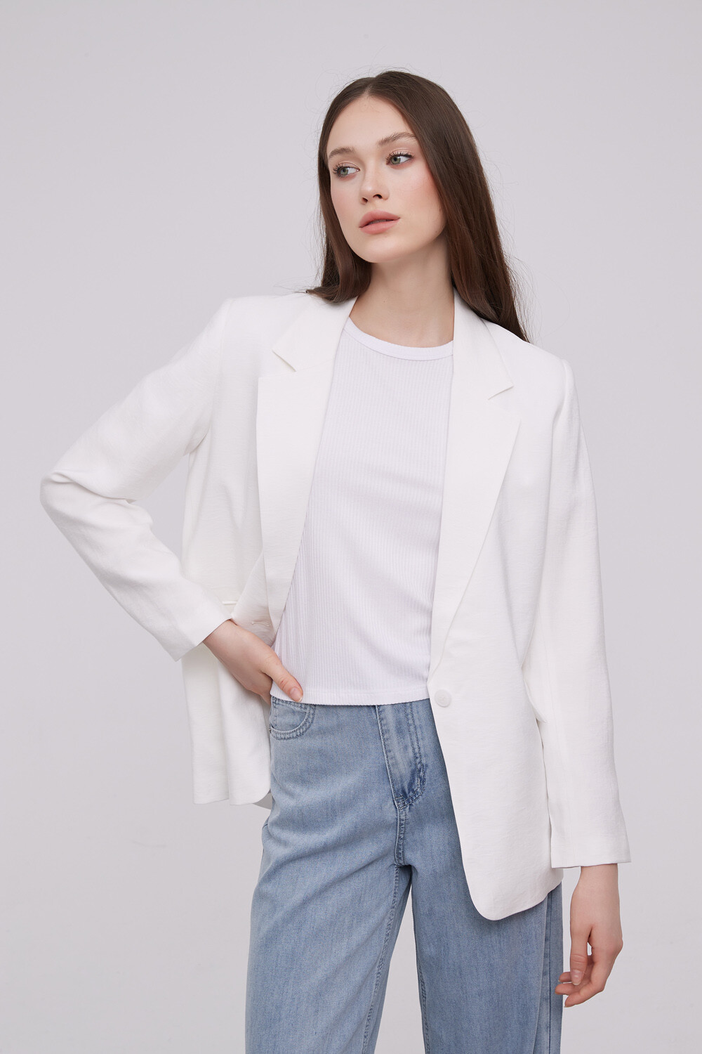 Blazer Abella Marfil / Off White