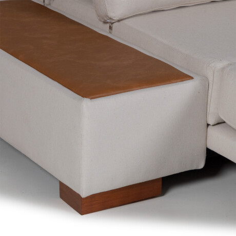 Sofá Cama Niki - Con mesa - Tela Rústica 9831 (Parma Beige)