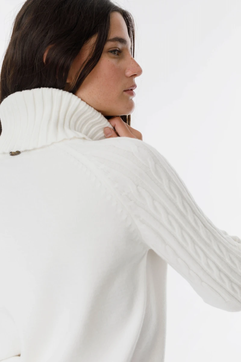 Sweater Espiga blanco talle unico
