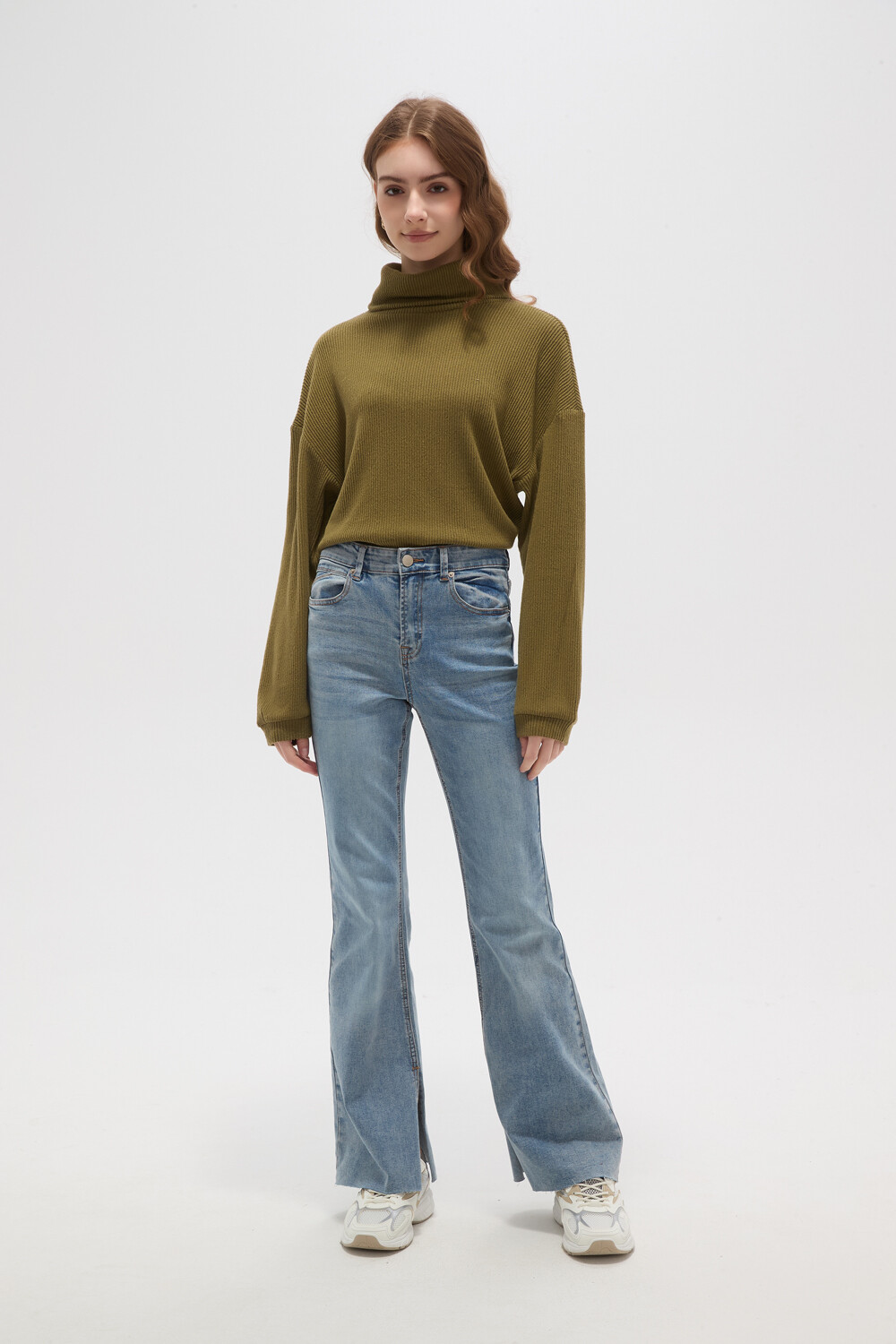 Pantalon Strada Azul Grisaceo