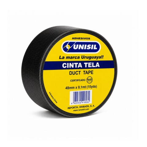 Cinta tela negra (pato) 48mm x 10y Cinta Tela Negra (pato) 48mm X 10y