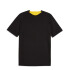 Remera de Hombre Puma Cap Tr.Jersey Negro - Amarillo