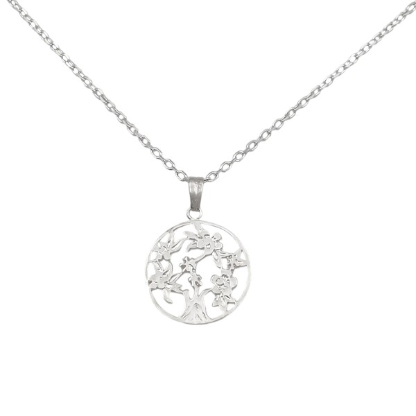 Dije Colgante Árbol de la Vida-Plata 925-Sin Piedra-CP3251 sinpiedra