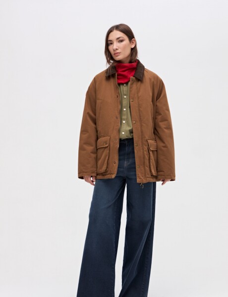 Campera Lux Chocolate