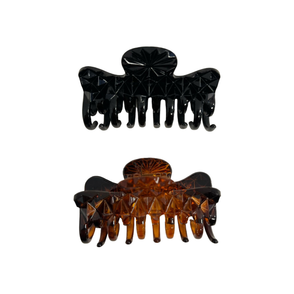 Pinza De Pelo Negra/Carey x2 OW PINZA