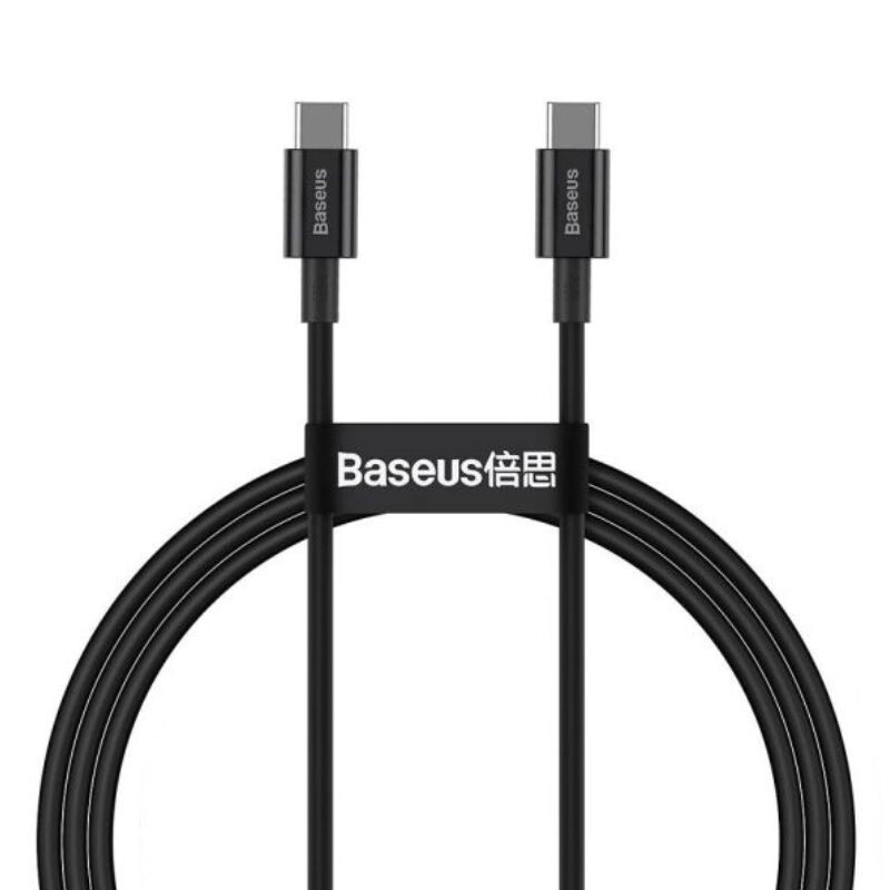 Cable Baseus USB-C A USB-C 1M 100W CATYS-B01 Cable Baseus USB-C A USB-C 1M 100W CATYS-B01