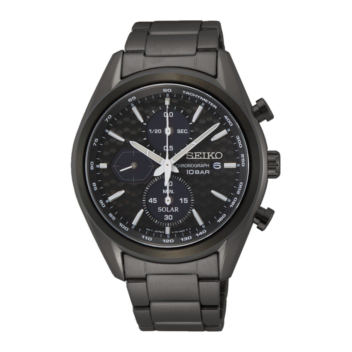 Reloj Seiko Solar Chronograph Ssc773p1 Para Hombre Con Correa De Acero 
