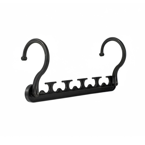 Organizador Perchas Plegable Horizontal Vertical 5 en 1 X4 Color Negro