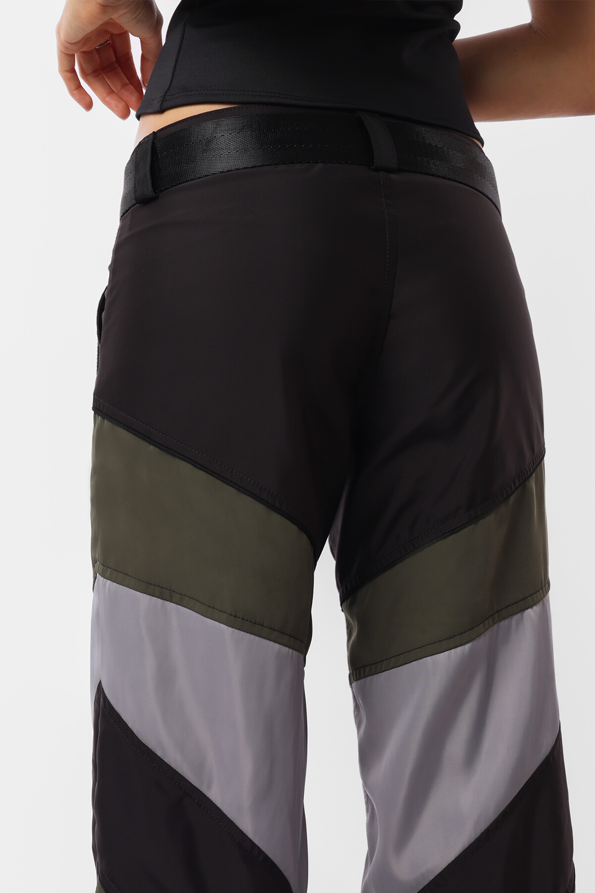 Pantalon Career VERDE/NEGRO/GRIS