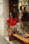 Romantic top Rojo
