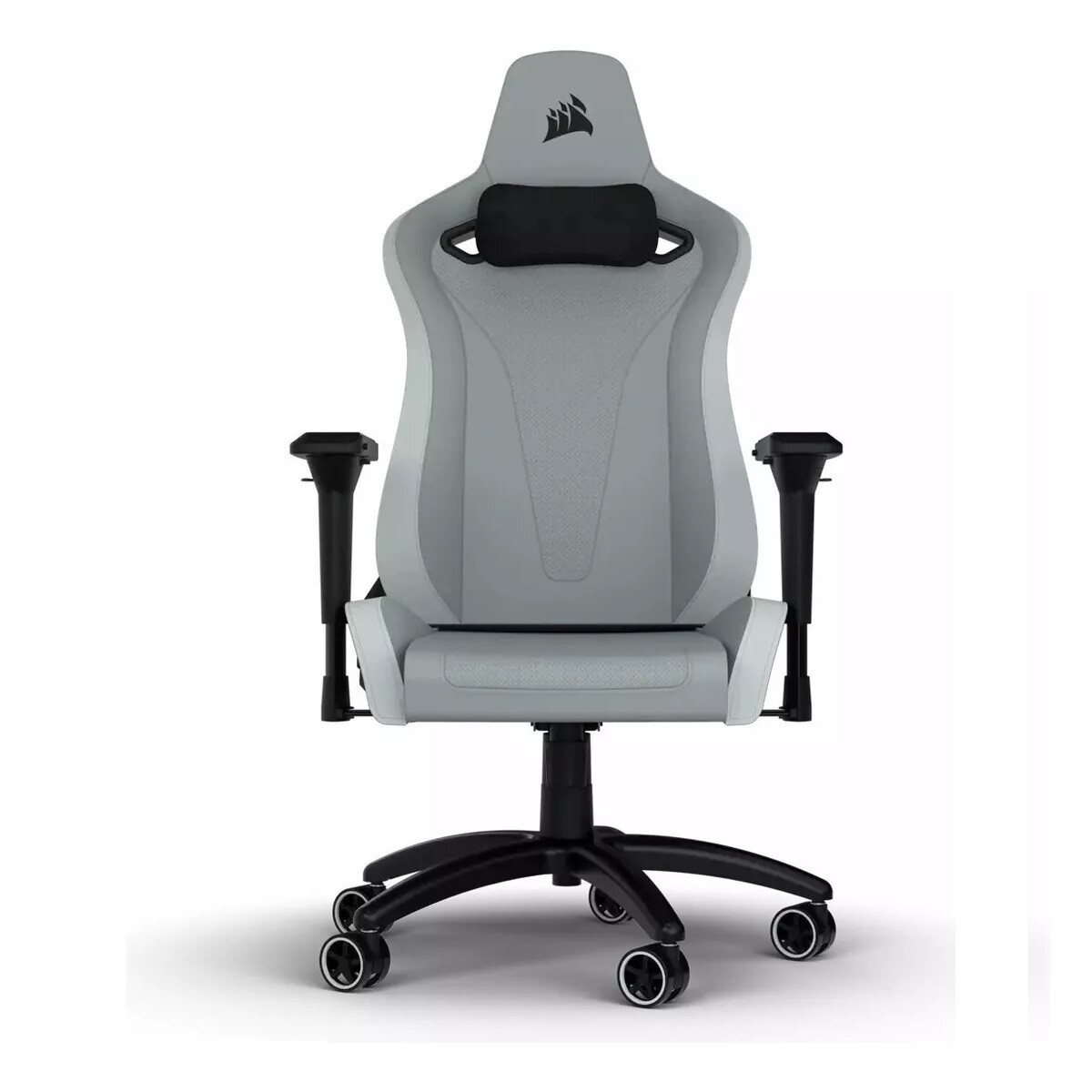 Silla Gamer CORSAIR TC-200 Fabric - Gray White 