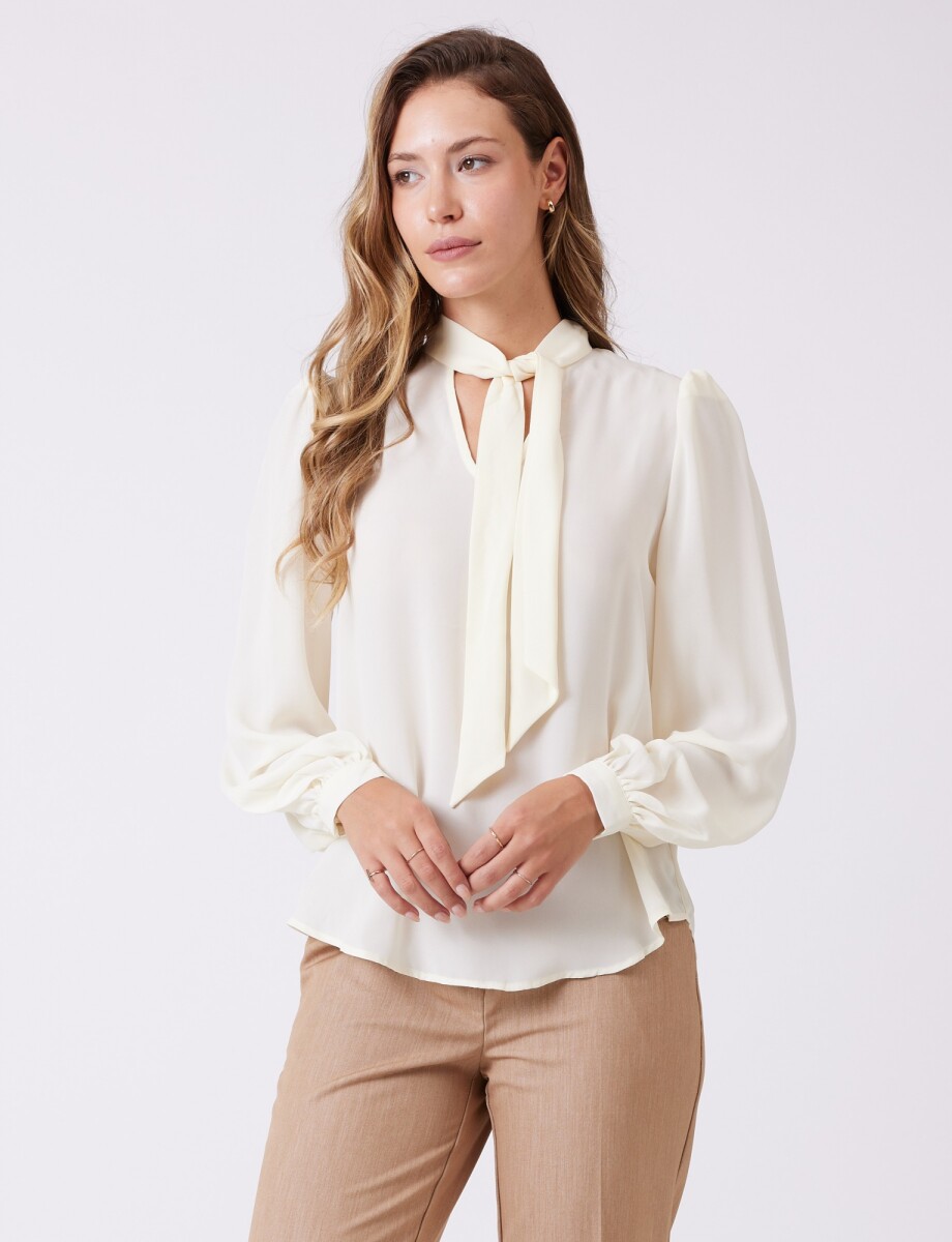 Blusa Lazo - Crudo 