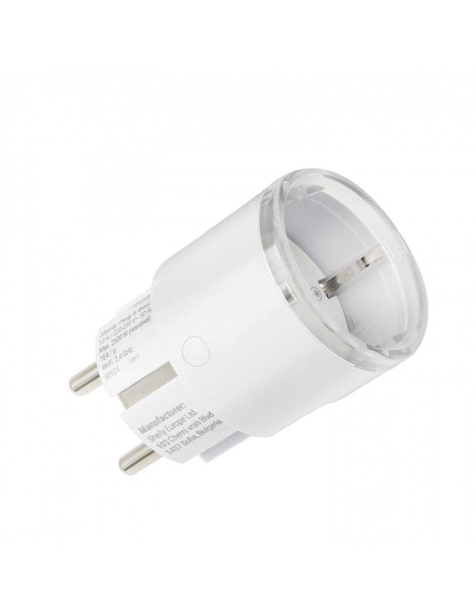 Enchufe Smart Shelly Plug S GEN3 Pm Wi-fi 