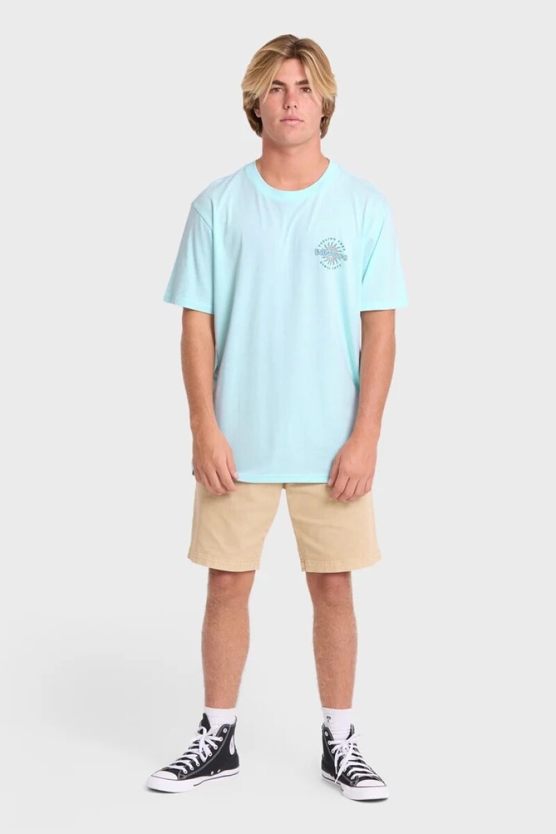 REMERA SINGLE FIN PREMIUM SS A-azul