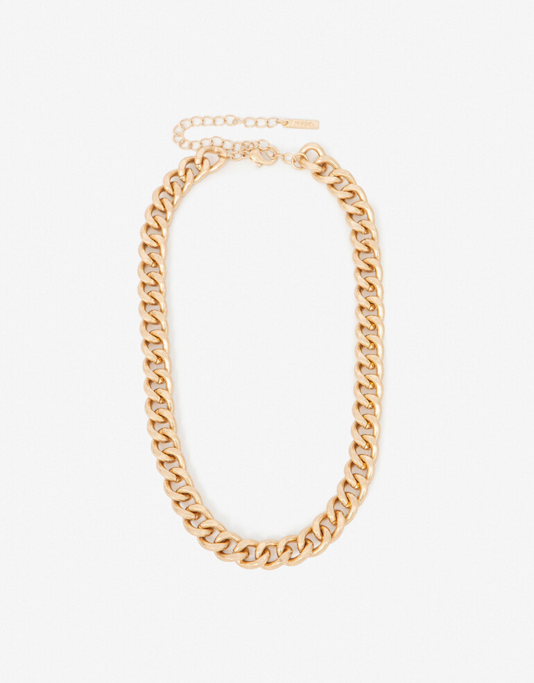 Collares Cortos Metal Set De Collares Combinados - Dorado
