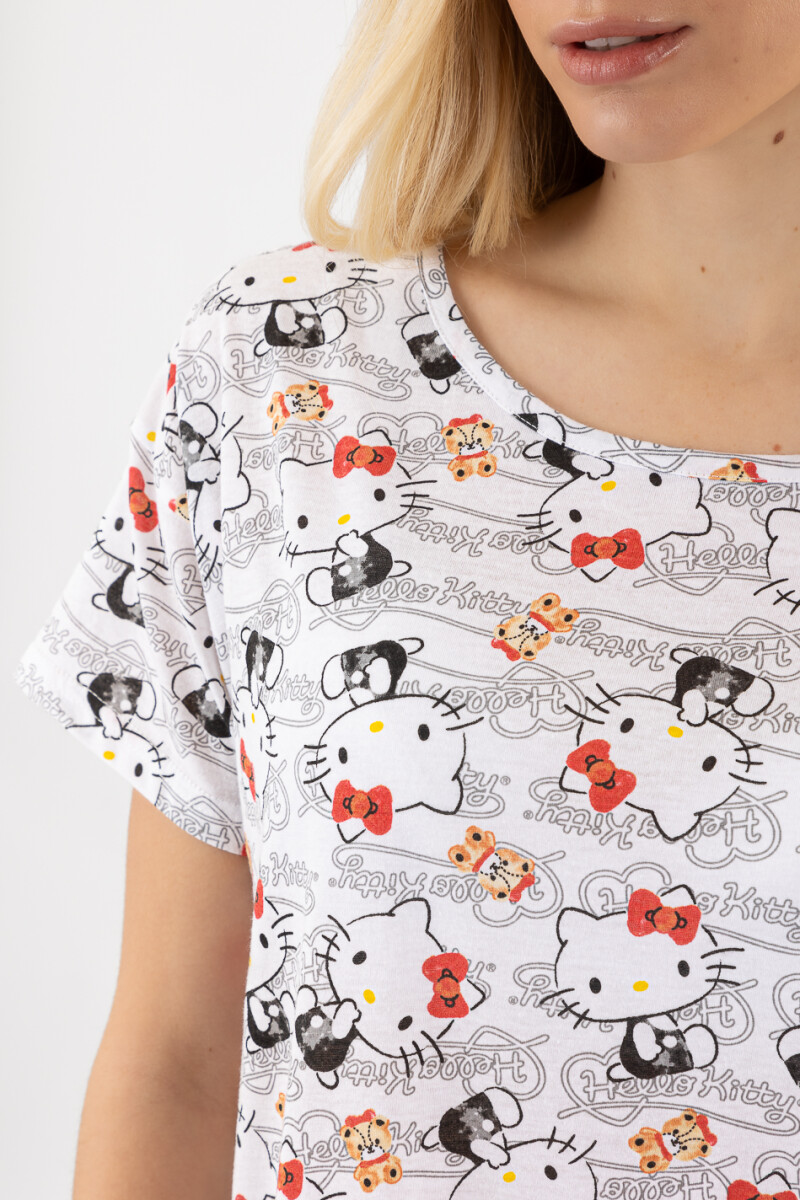 Camison 2 hello kitty Blanco