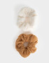 Skunzies De pelo Set De Scrunchies - Combinacion Bicolor