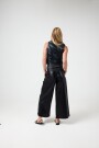 VEST DE LINO METALIZADO JACK Negro
