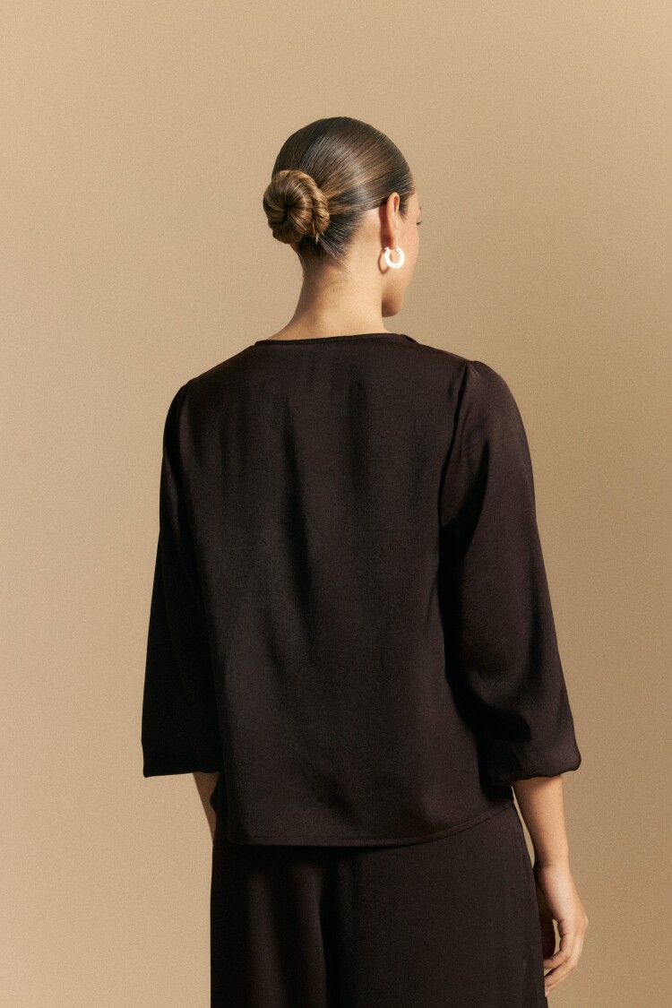 BLUSA LOE Chocolate
