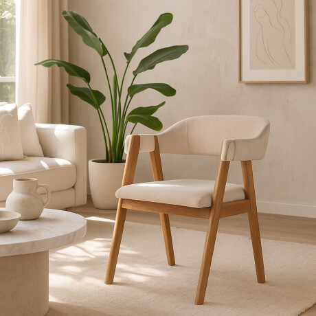 Silla Josy 144 - Tela Microfibra 228 (Beige)