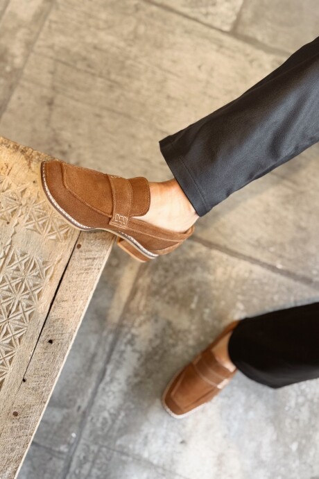 Mocasín Gamuza Whisky Mocasín Gamuza Whisky