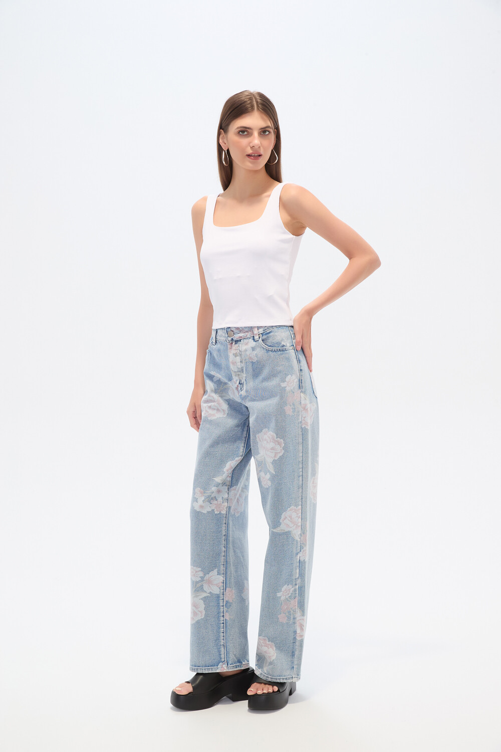 Musculosa Ramas Blanco