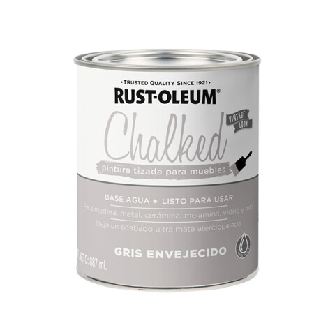 BROCHABLE RUST OLEUM TIZADO GRIS ENVEJECIDO 0.887 N/a