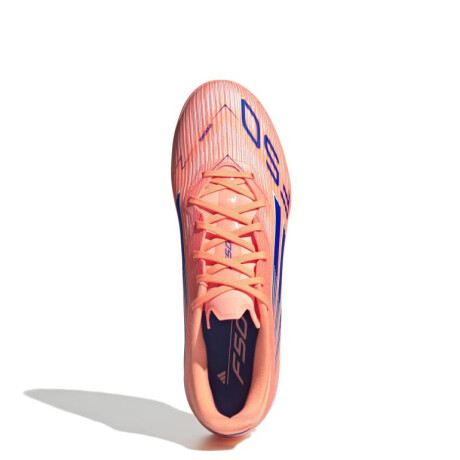 Championes de Fútbol 5 Infantiles Adidas F50 League Anaranjado - Azul