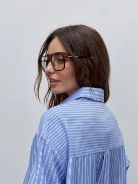 CAMISA D.CASSIN DANAE M.L AZUL
