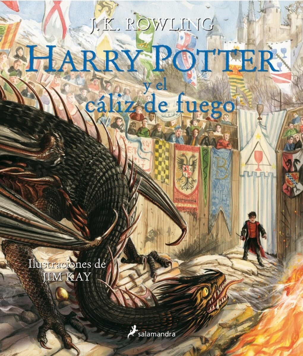 Harry Potter Iv. El Cáliz De Fuego (ilustrado) 