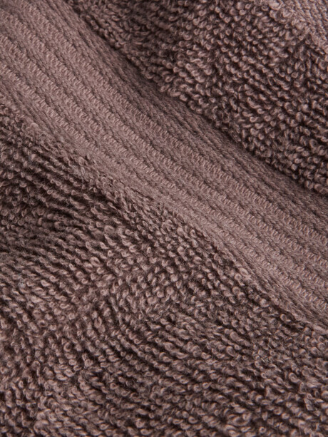 Manopla de baño KARLSTAD 15x21 marrón osc Manopla de baño KARLSTAD 15x21 marrón osc