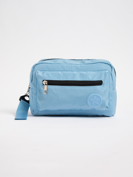 Necessaire con bolsillo Celeste