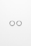 Aros acero extra small plateado