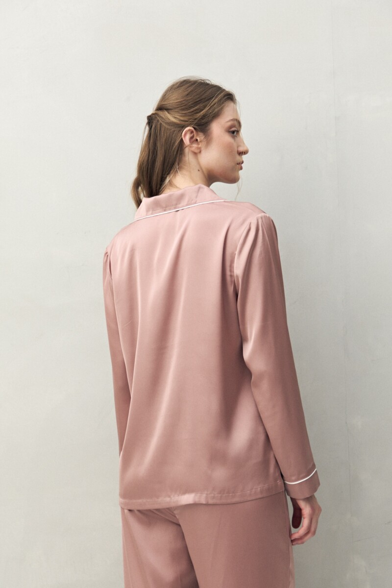 CAMISA GINGER Rosa Tostado