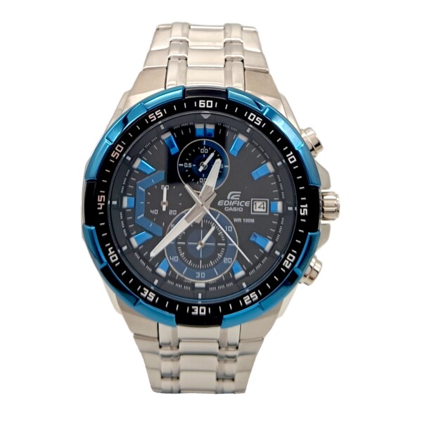 EDIFICE CASIO EFR-539D-1A2 plateadocombinado