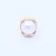 Anillo oro 18k con madre perla y brillantes. Anillo oro 18k con madre perla y brillantes.