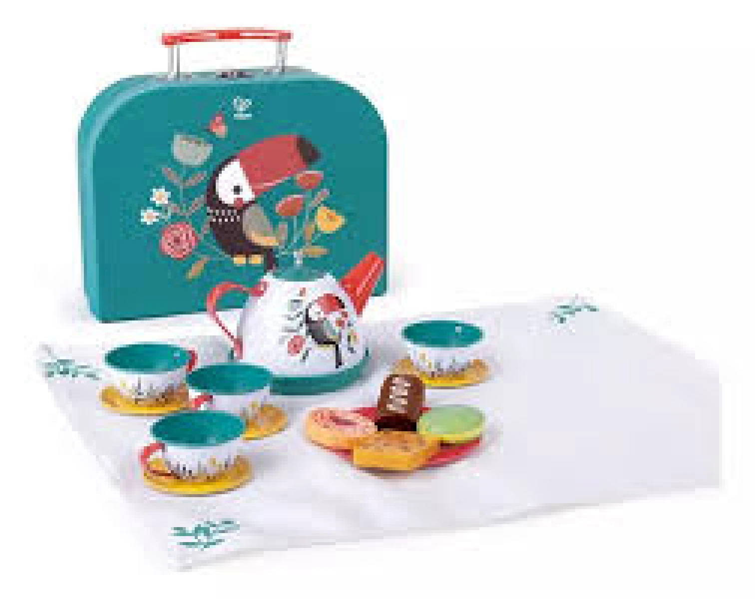 JUEGO DE TE HAPE EN VALIJA 