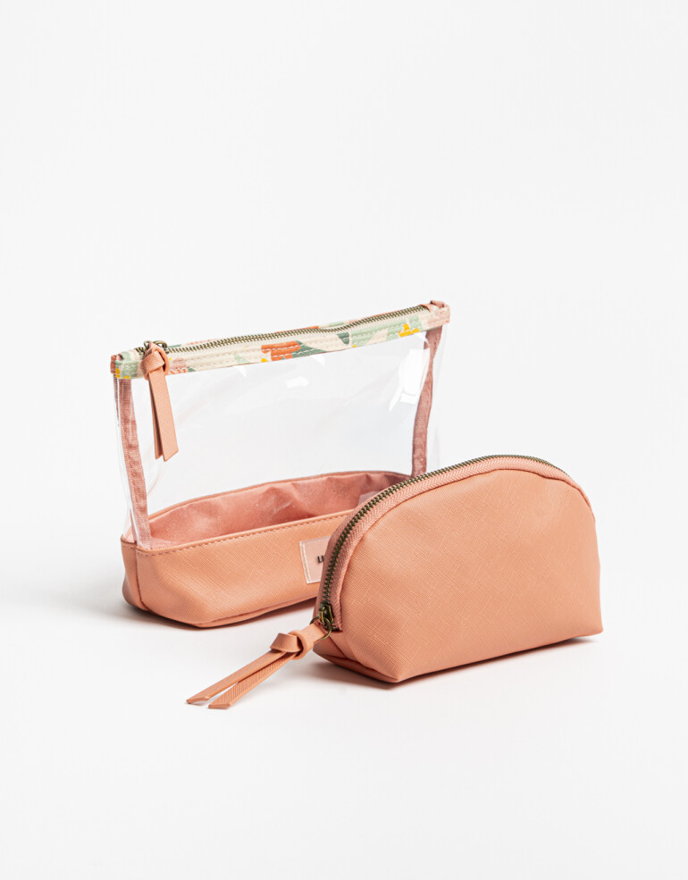 Porta Cosméticos Set De Portacosméticos - Estampado Flores