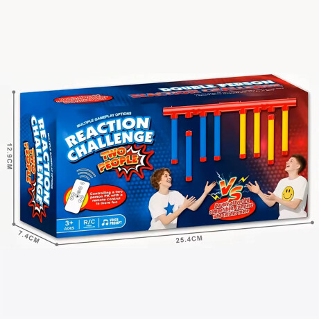 Juego Reacción Challenge 1vs1 Interactivo Reflejos Juego Reacción Challenge 1vs1 Interactivo Reflejos
