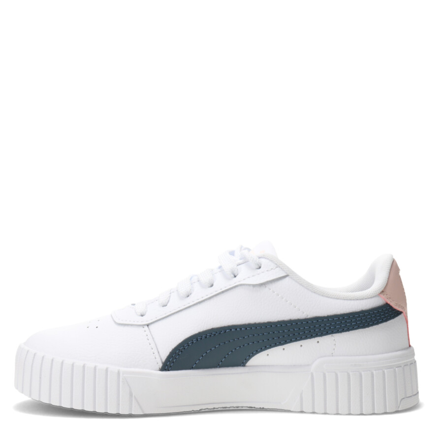 Championes de Mujer Puma Carina 2.0 Wns Blanco - Verde Agua - Rosado