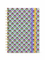 LIBRETA A5 ESPIRAL CON ELASTICO LILA