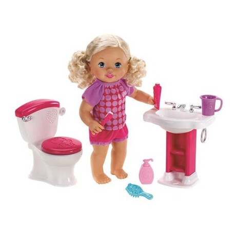 Muñeca Little Mommy Interactiva Baño Muñeca Little Mommy Interactiva Baño