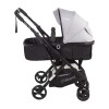 Coche de bebé Bebesit Travel System Vox con cubrepiés Gris