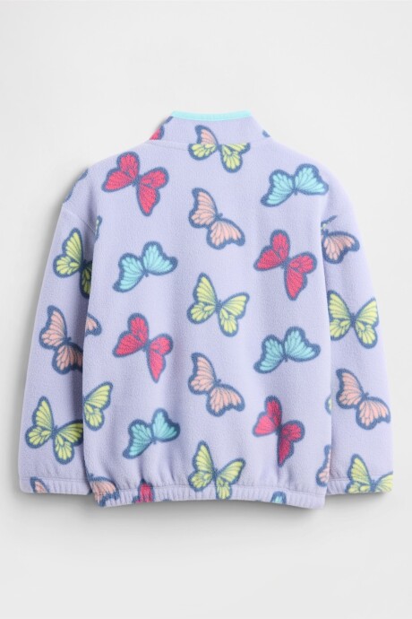 Canguro Con Cierre Polar Toddler Niña Butterflies