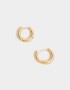 Aros Argollas Metal Aros Argolla De Metal - Dorado