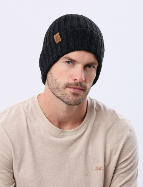 GORRO TEJIDO Negro