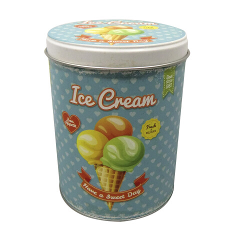 Lata Redonda Decoración 10 x 13,1 cm Ice Cream